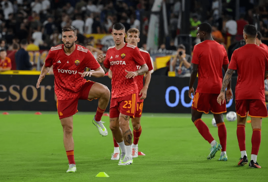 包含罗马客场战平，暂居中游位置的词条